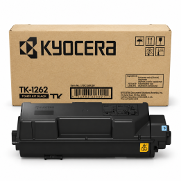 Tóner negro original Kyocera TK-1262 con envase