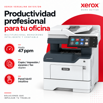 Xerox VersaLink B415V/DN, productividad profesional