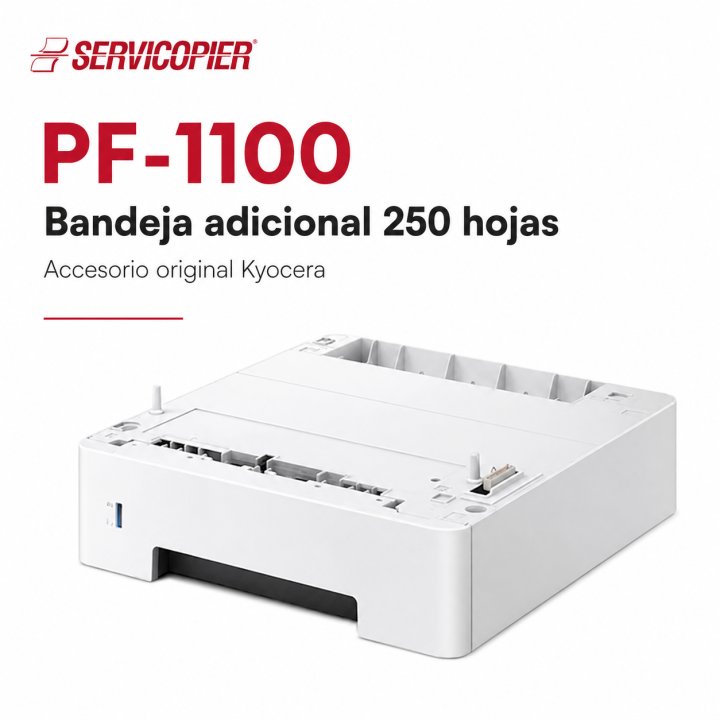 Kyocera PF-1100 sobre fondo blanco