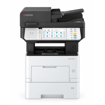 Kyocera ECOSYS MA5500ifx vista frontal completa sobre fondo blanco