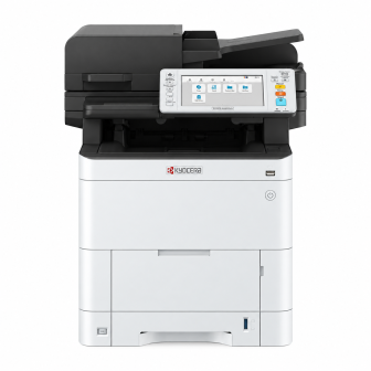 Kyocera ECOSYS MA4000cix vista frontal completa sobre fondo blanco