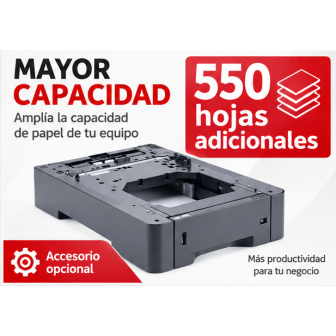 Kyocera PF-5150 con capacidad para 550 hojas adicionales