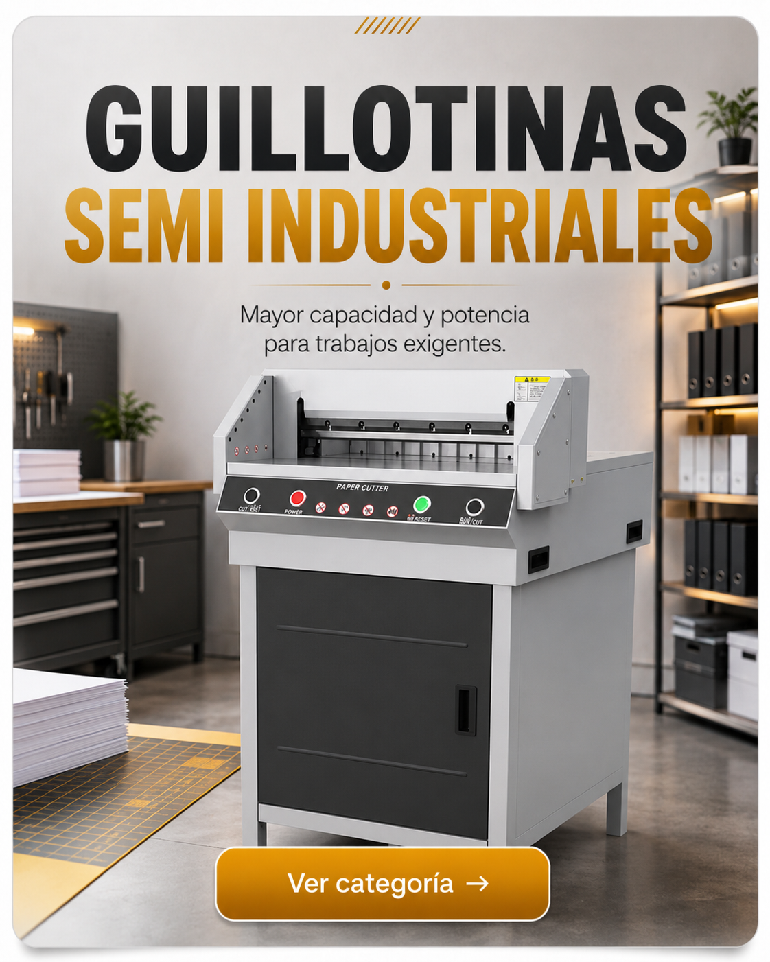 Guillotinas Semi Industriales