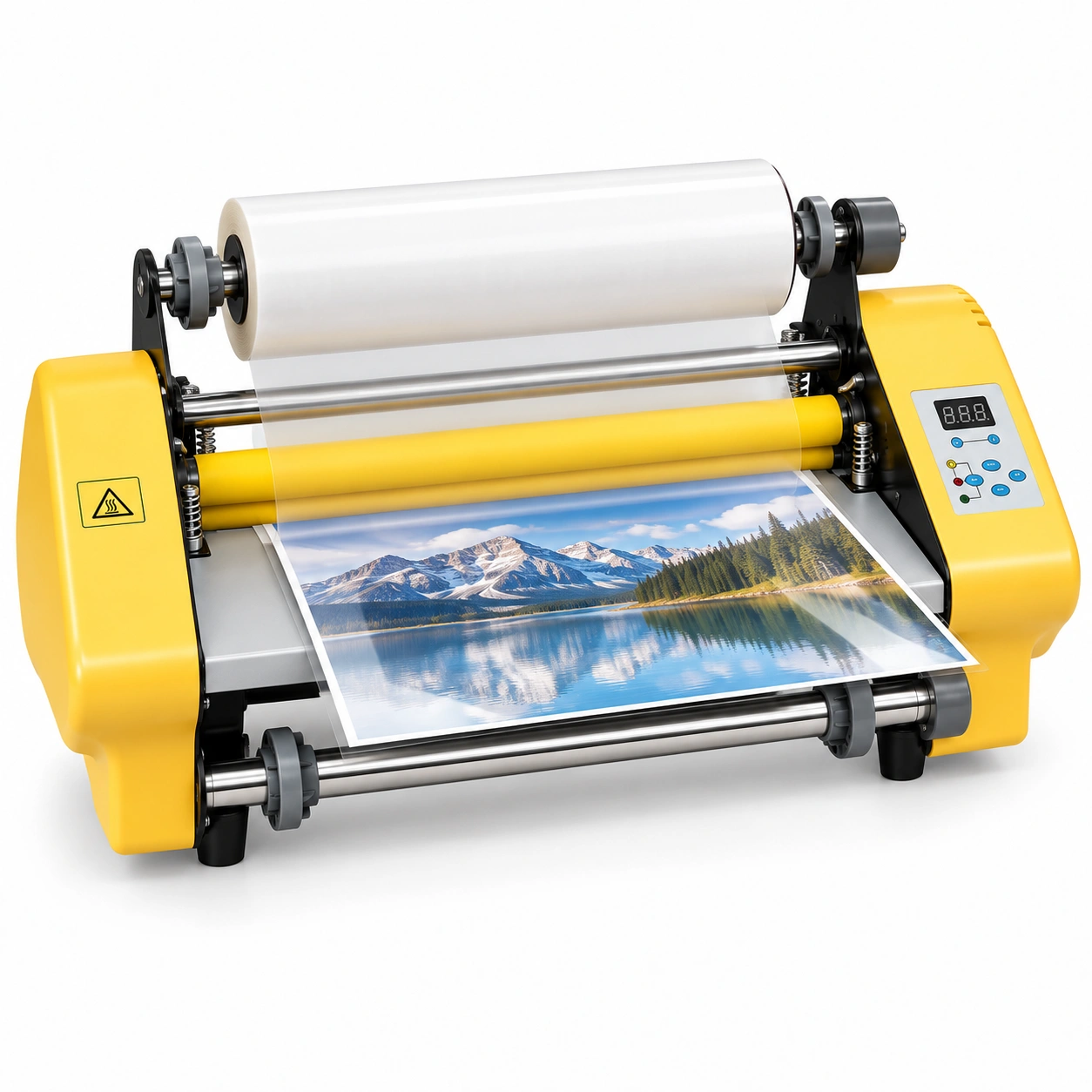 Laminadora RM358 en operación